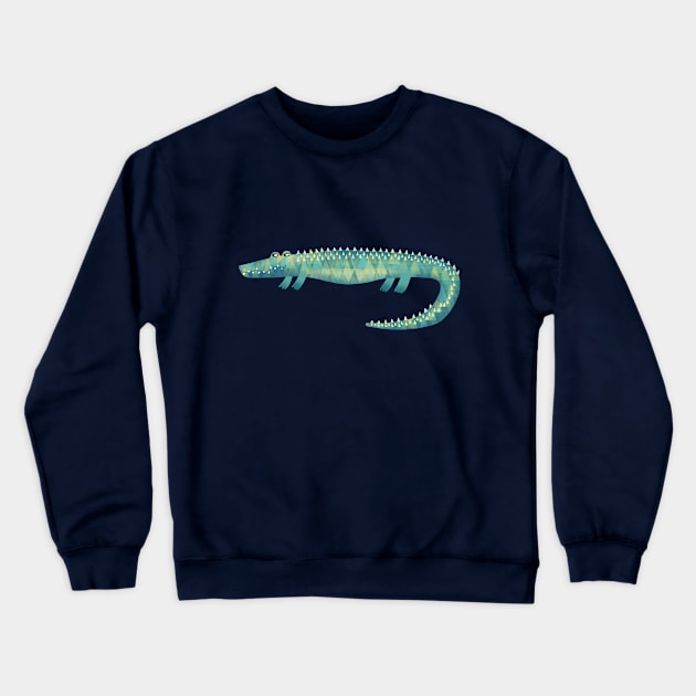 Alligator or Crocodile Crewneck Sweatshirt by NicSquirrell